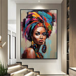 Handmade Abstract Figures Oil Painting NAYVOFIG040