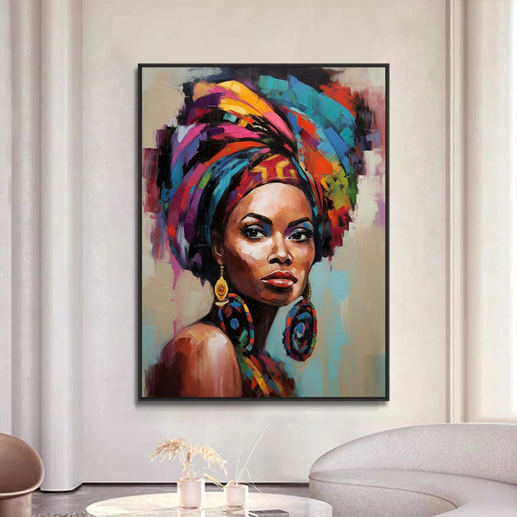 Handmade Abstract Figures Oil Painting NAYVOFIG040