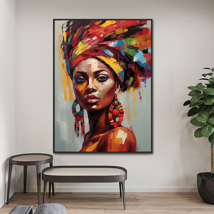 Handmade Abstract Figures Oil Painting NAYVOFIG041