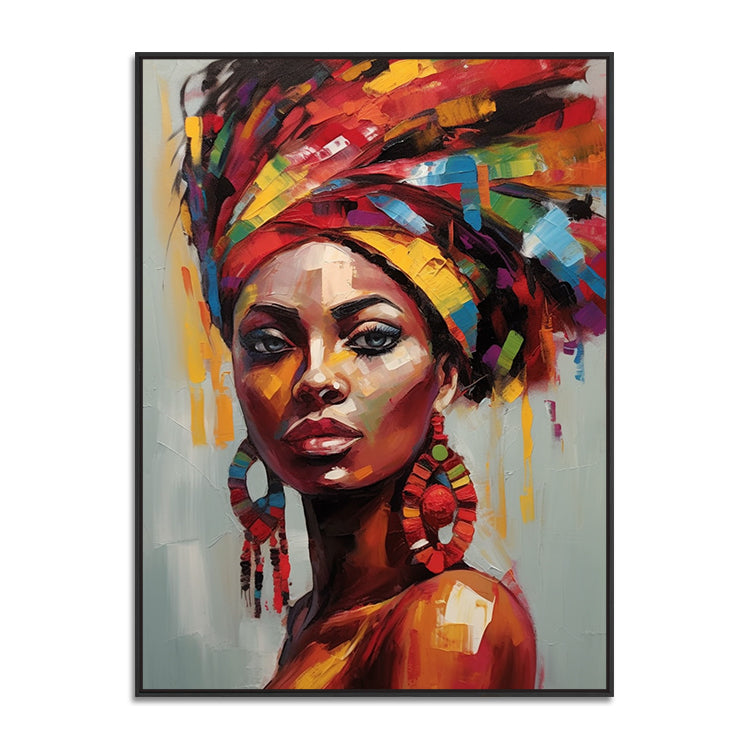 Handmade Abstract Figures Oil Painting NAYVOFIG041