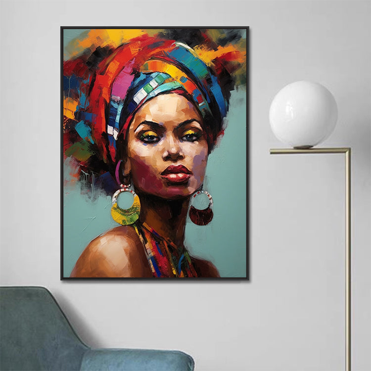 Handmade Abstract Figures Oil Painting NAYVOFIG042