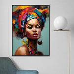 Handmade Abstract Figures Oil Painting NAYVOFIG042