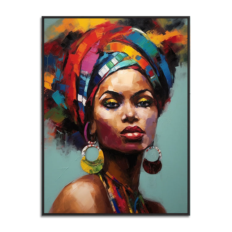 Handmade Abstract Figures Oil Painting NAYVOFIG042