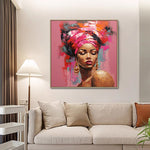 Handmade Abstract Figures Oil Painting NAYVOFIG043