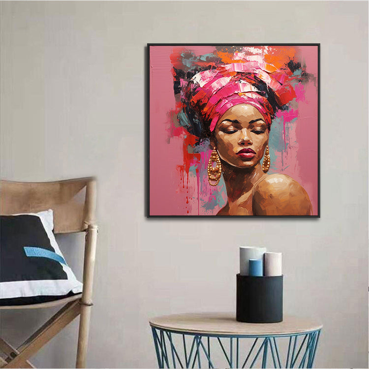 Handmade Abstract Figures Oil Painting NAYVOFIG043