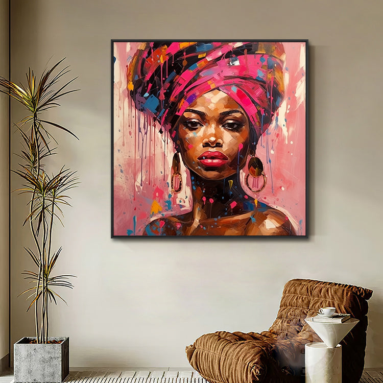 Handmade Abstract Figures Oil Painting NAYVOFIG044