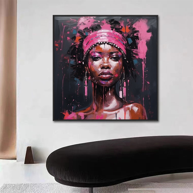 Handmade Abstract Figures Oil Painting NAYVOFIG046
