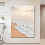 Handmade Abstract Seascape Oil Painting NAYVOSEA045