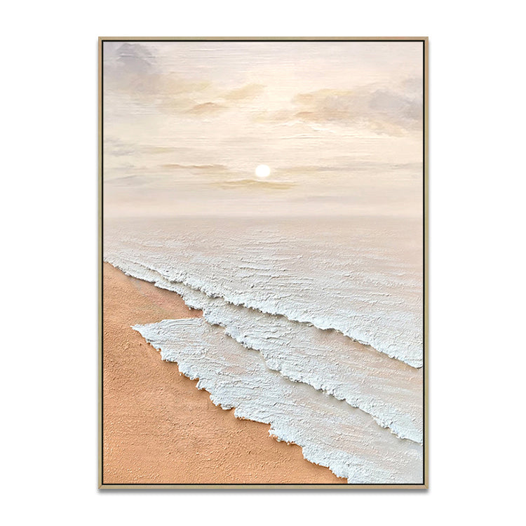 Handmade Abstract Seascape Oil Painting NAYVOSEA045