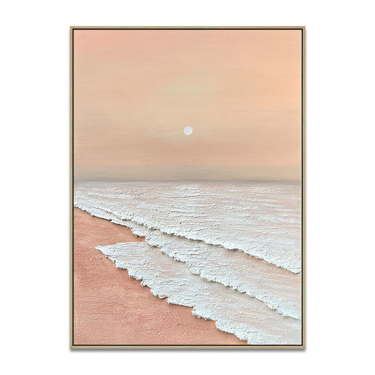 Handmade Abstract Seascape Oil Painting NAYVOSEA047