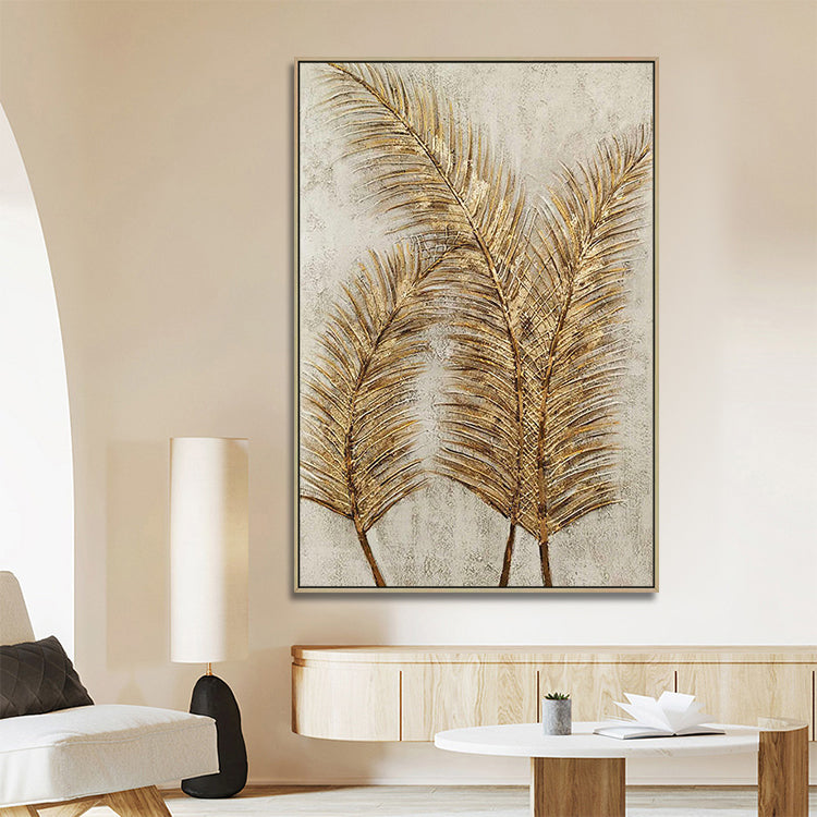 Handmade Abstract Flowers Oil Painting NAYVOFLO052