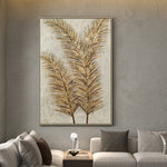 Handmade Abstract Flowers Oil Painting NAYVOFLO053
