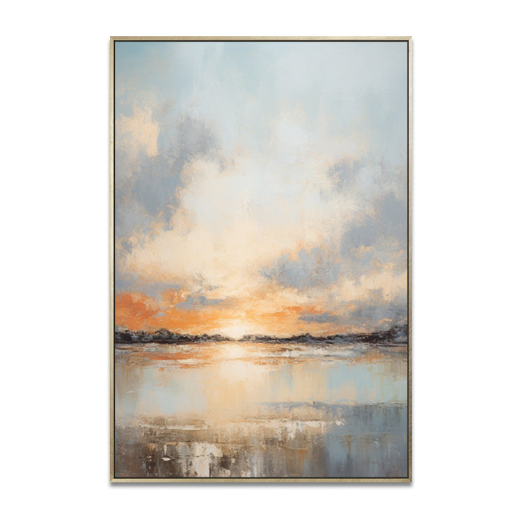 Handmade Abstract Seascape Oil Painting NAYVOSEA048