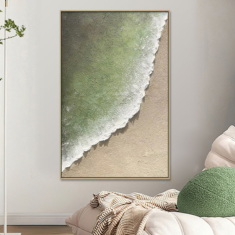 Handmade Abstract Seascape Oil Painting NAYVOSEA054