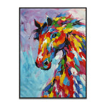 Handmade Abstract Animals Oil Painting NAYVOANI0026