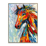 Handmade Abstract Animals Oil Painting NAYVOANI0027