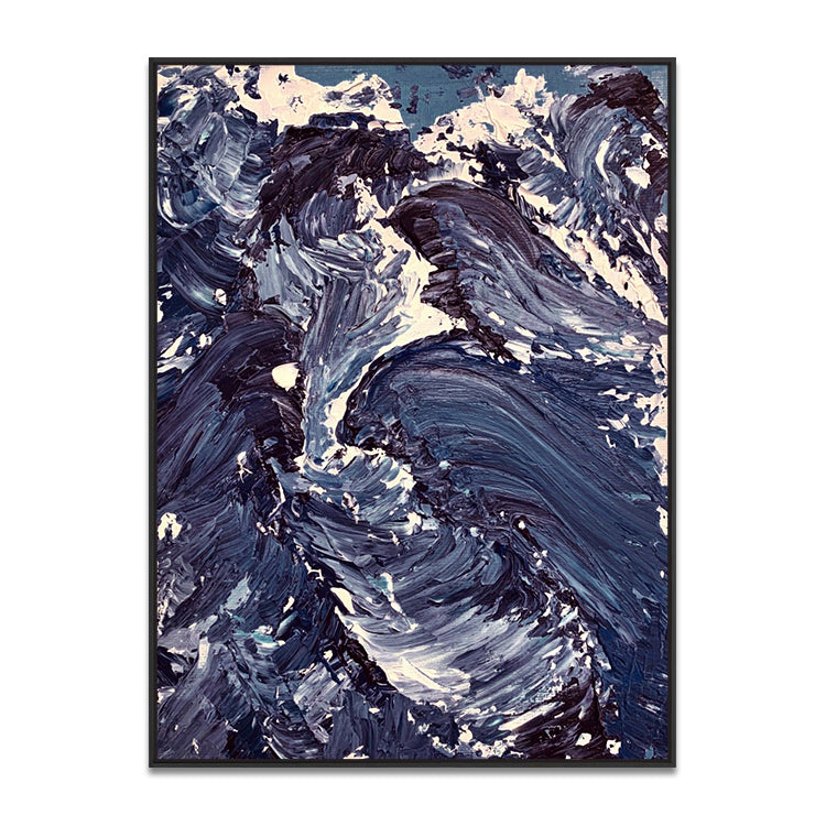 Handmade Abstract Seascape Oil Painting NAYVOSEA057
