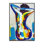 Handmade Abstract Figures Oil Painting NAYVOFIG048