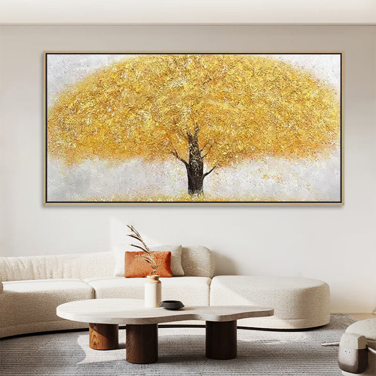 Handmade Abstract Landscape Oil Painting NAYVOLAN028