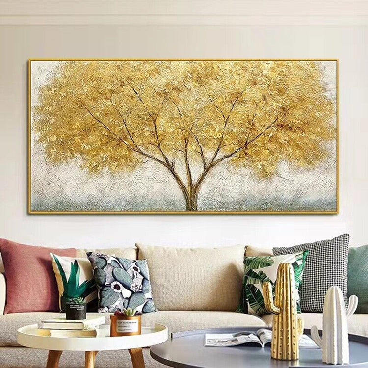 Handmade Abstract Landscape Oil Painting NAYVOLAN025