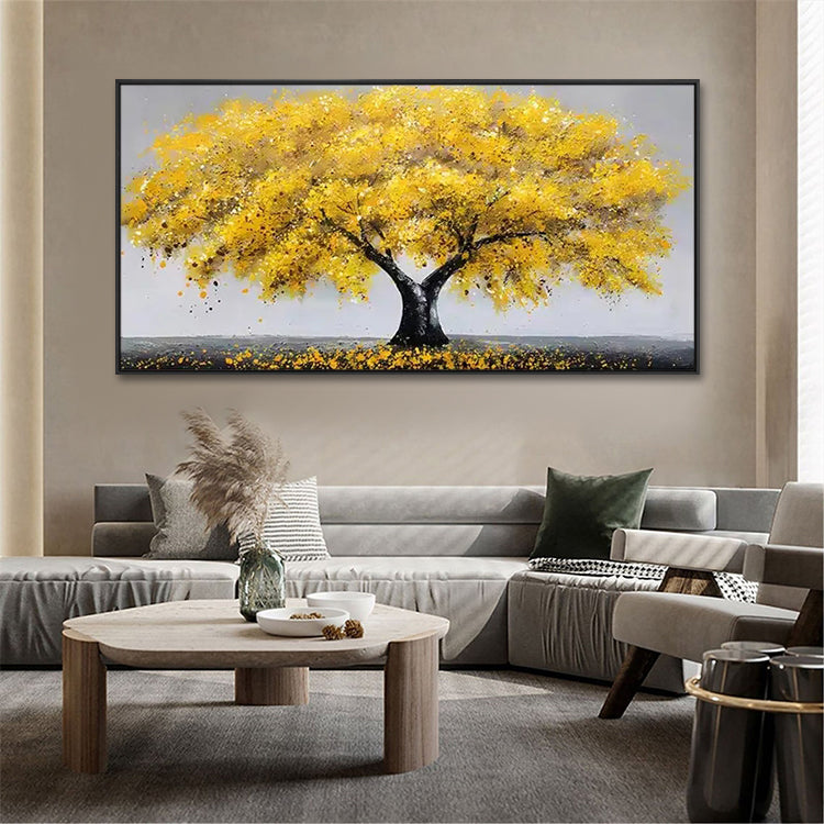 Handmade Abstract Landscape Oil Painting NAYVOLAN029