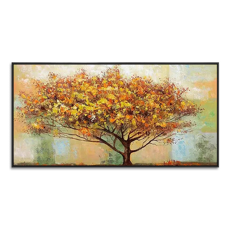 Handmade Abstract Landscape Oil Painting NAYVOLAN030