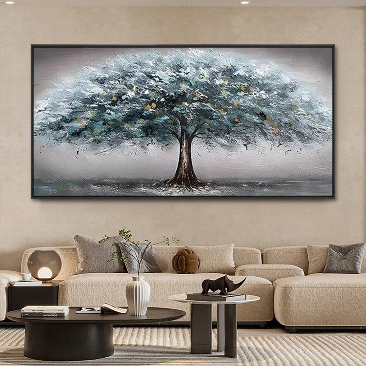Handmade Abstract Landscape Oil Painting NAYVOLAN032