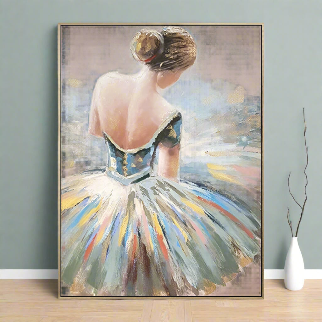 Handmade Abstract Figures Oil Painting NAYVOFIG050