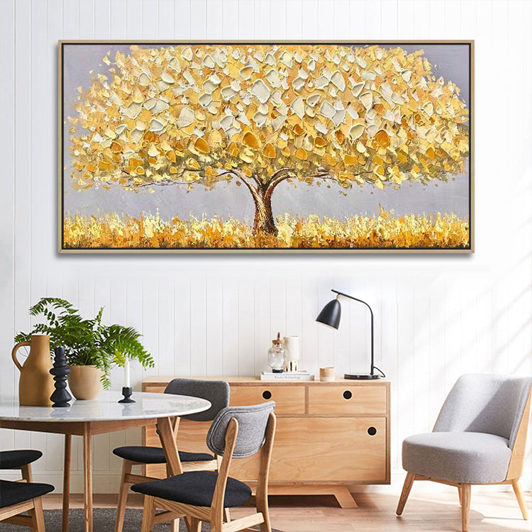 Handmade Abstract Landscape Oil Painting NAYVOLAN033