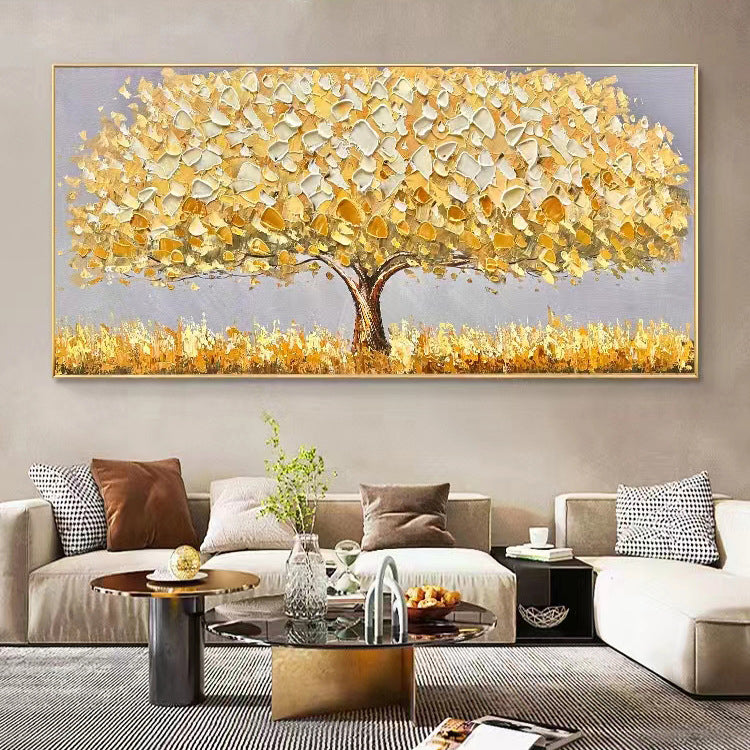 Handmade Abstract Landscape Oil Painting NAYVOLAN033