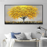 Handmade Abstract Landscape Oil Painting NAYVOLAN034