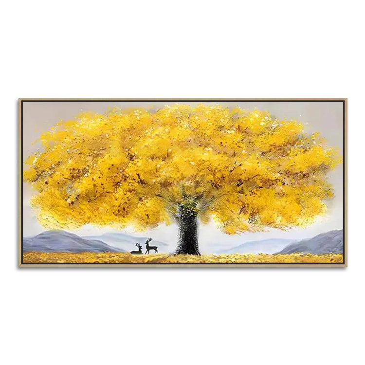 Handmade Abstract Landscape Oil Painting NAYVOLAN035