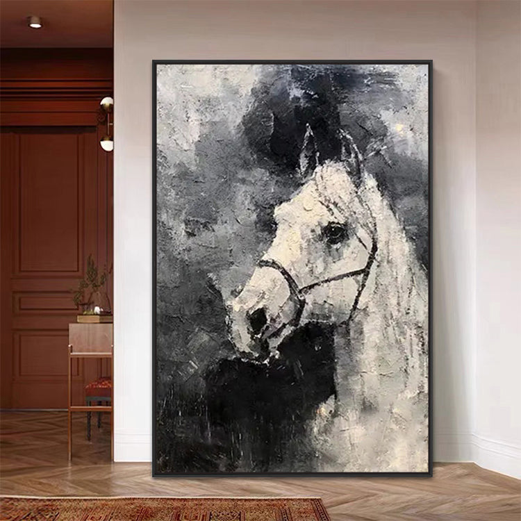 Handmade Abstract Animals Oil Painting NAYVOANI0028