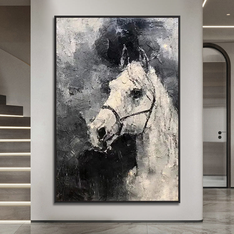 Handmade Abstract Animals Oil Painting NAYVOANI0028