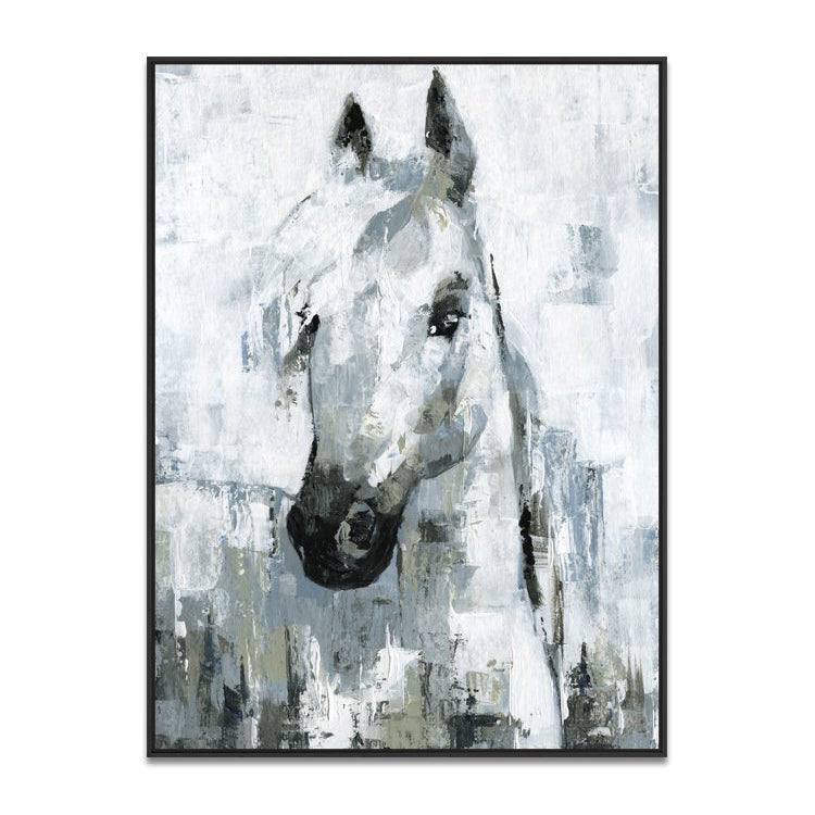 Handmade Abstract Animals Oil Painting NAYVOANI0029