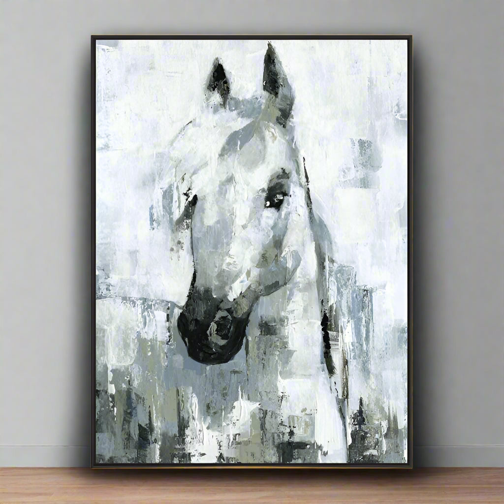 Handmade Abstract Animals Oil Painting NAYVOANI0029