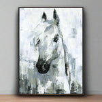 Handmade Abstract Animals Oil Painting NAYVOANI0029