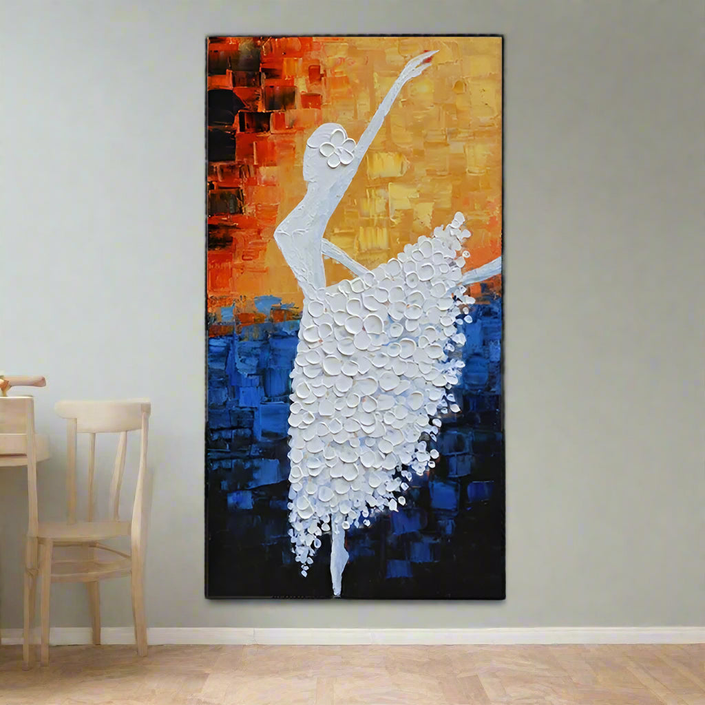 Handmade Abstract Figures Oil Painting NAYVOFIG051