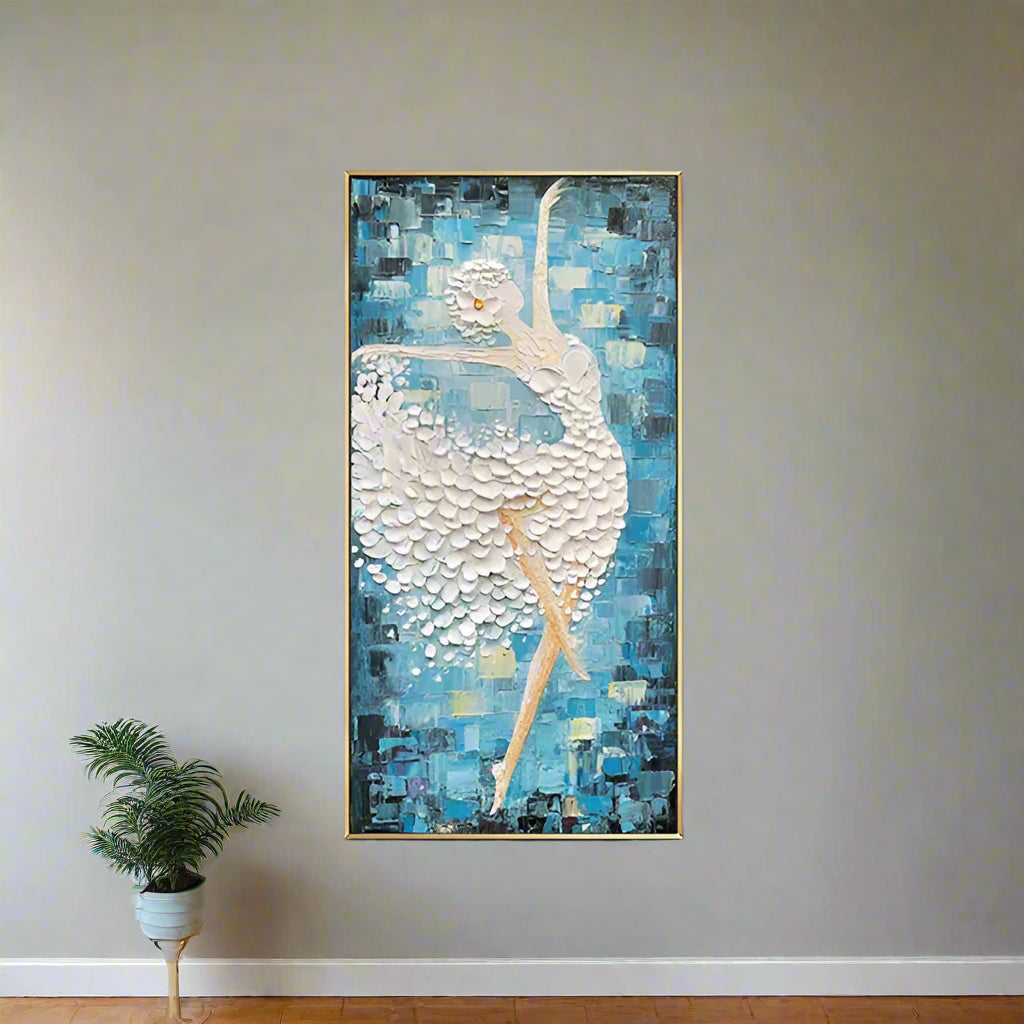 Handmade Abstract Figures Oil Painting NAYVOFIG052