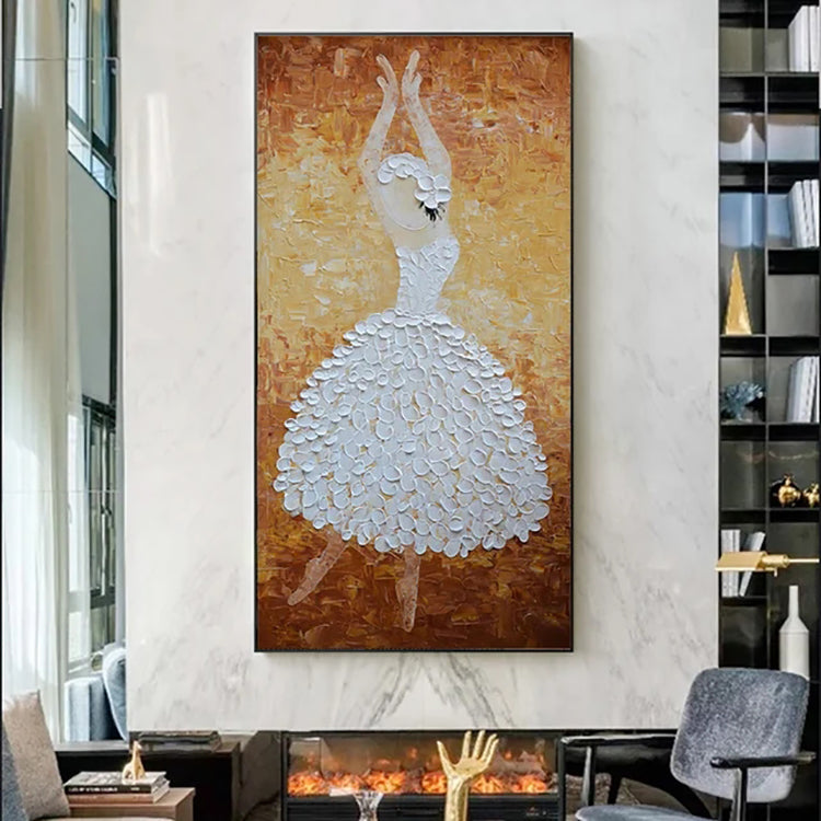 Handmade Abstract Figures Oil Painting NAYVOFIG053