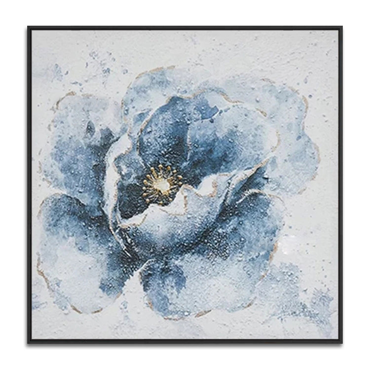Handmade Abstract Flowers Oil Painting NAYVOFLO054