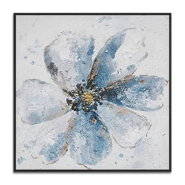 Handmade Abstract Flowers Oil Painting NAYVOFLO055