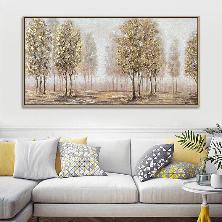 Handmade Abstract Landscape Oil Painting NAYVOLAN038
