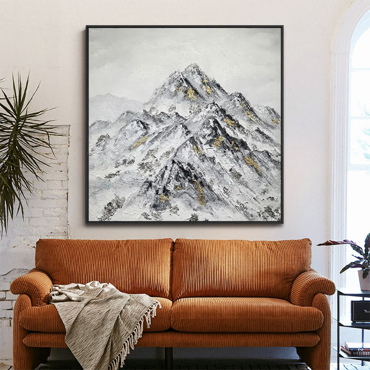 Handmade Abstract Landscape Oil Painting NAYVOLAN039