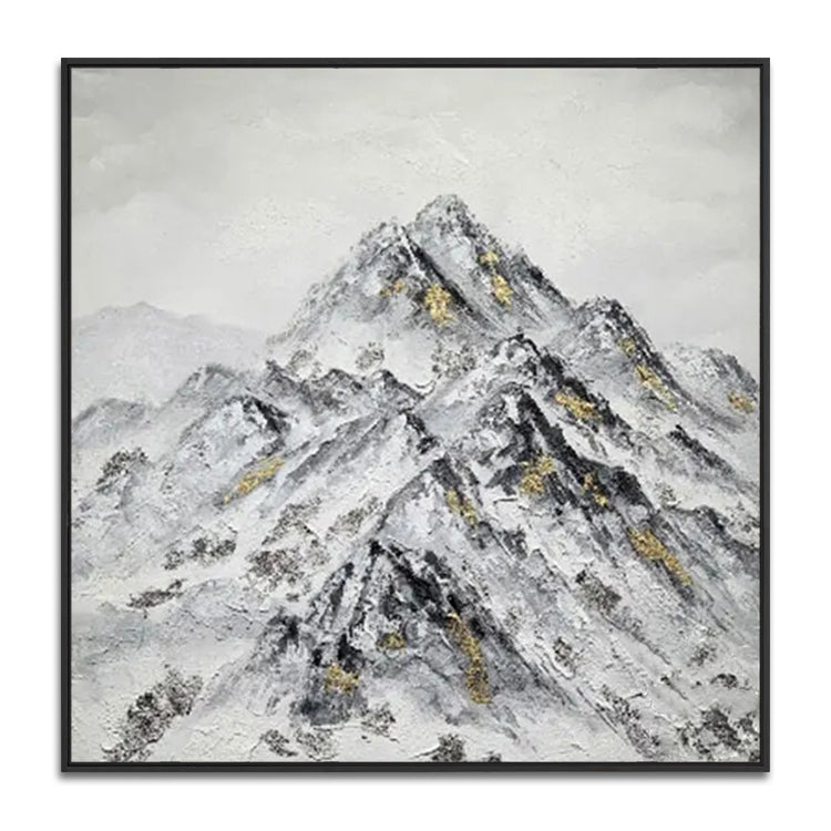 Handmade Abstract Landscape Oil Painting NAYVOLAN039