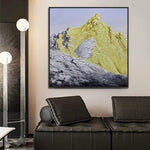 Handmade Abstract Landscape Oil Painting NAYVOLAN040