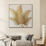 Handmade Abstract Flowers Oil Painting NAYVOFLO058