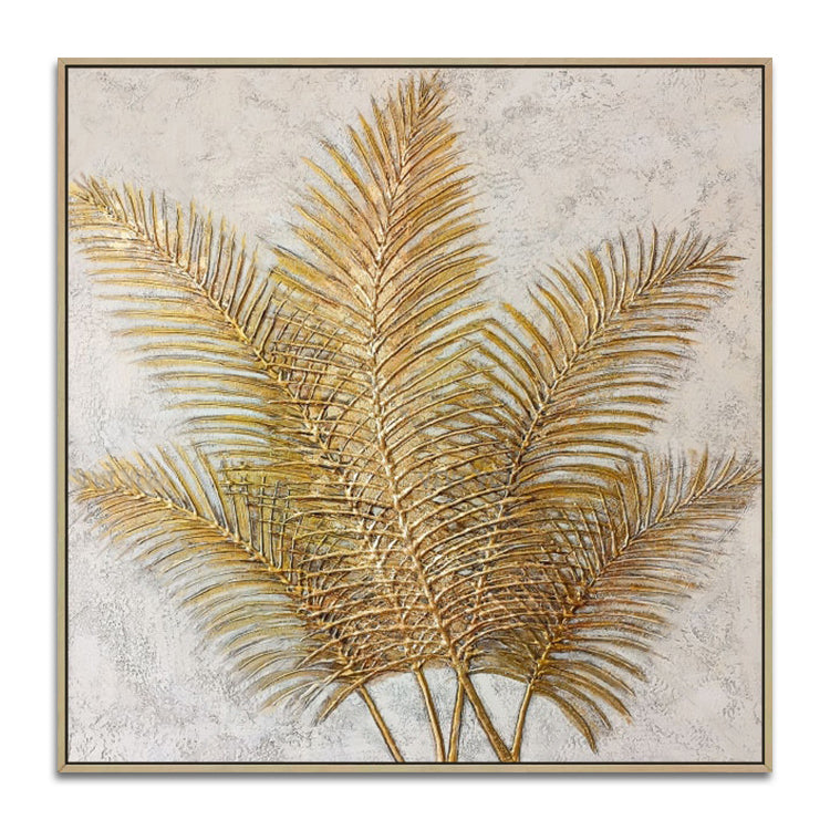 Handmade Abstract Flowers Oil Painting NAYVOFLO058