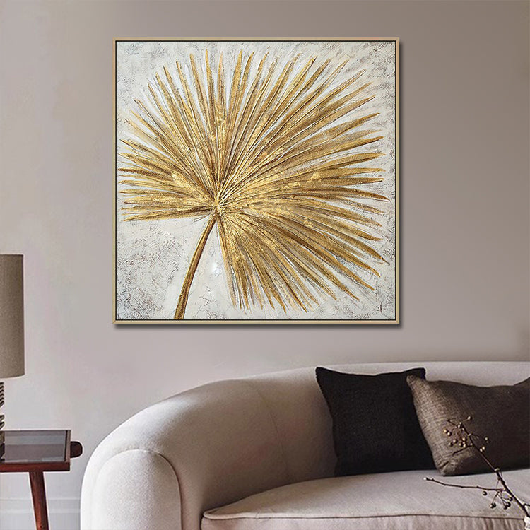Handmade Abstract Flowers Oil Painting NAYVOFLO059