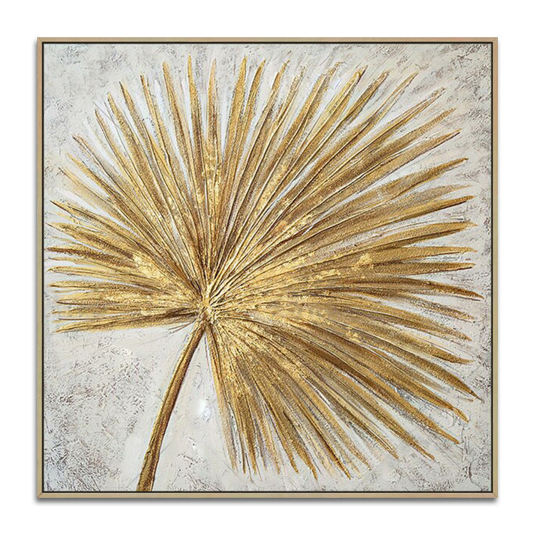 Handmade Abstract Flowers Oil Painting NAYVOFLO059